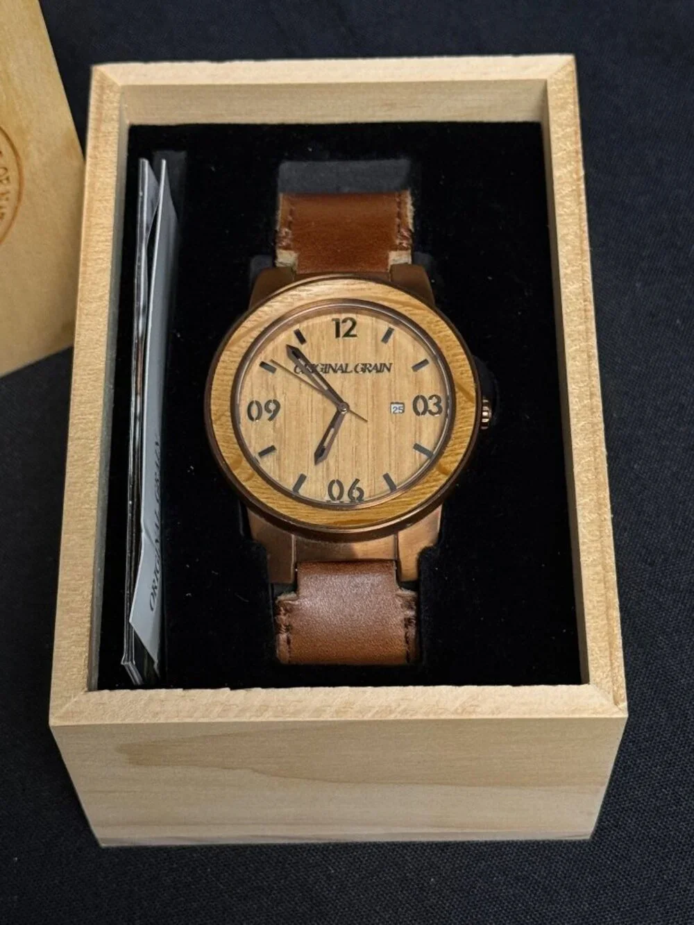 Original Grain 'Wood' Watch